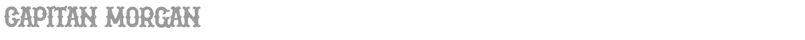 Capitan Morgan font preview